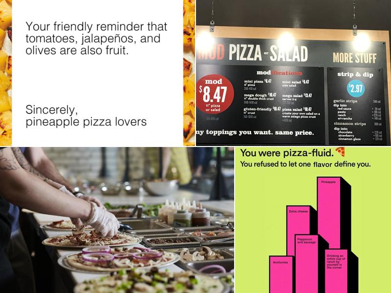 MOD Pizza Menu