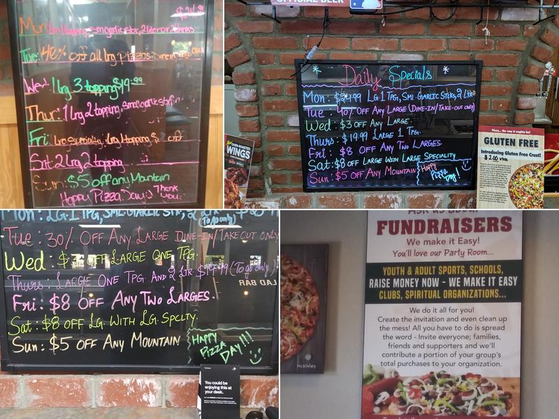 Mountain Mike's Pizza Menu