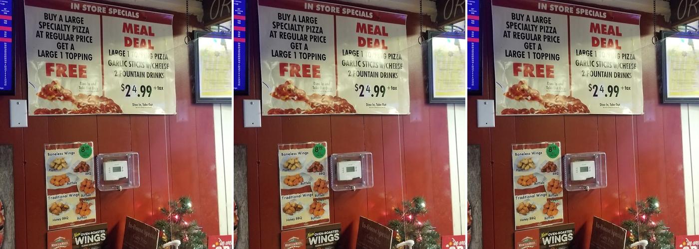 Mountain Mike's Pizza Menu