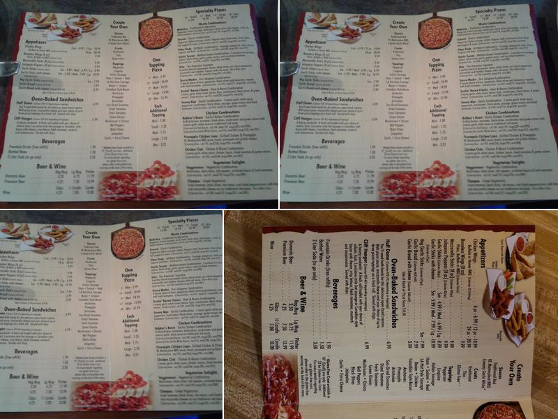 Mountain Mike's Pizza Menu