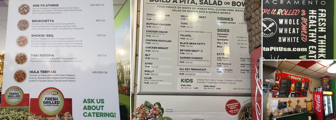 Pita Pit Menu