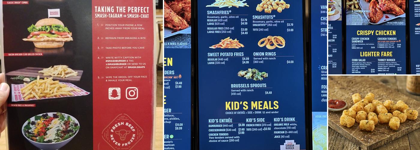 Smashburger Menu