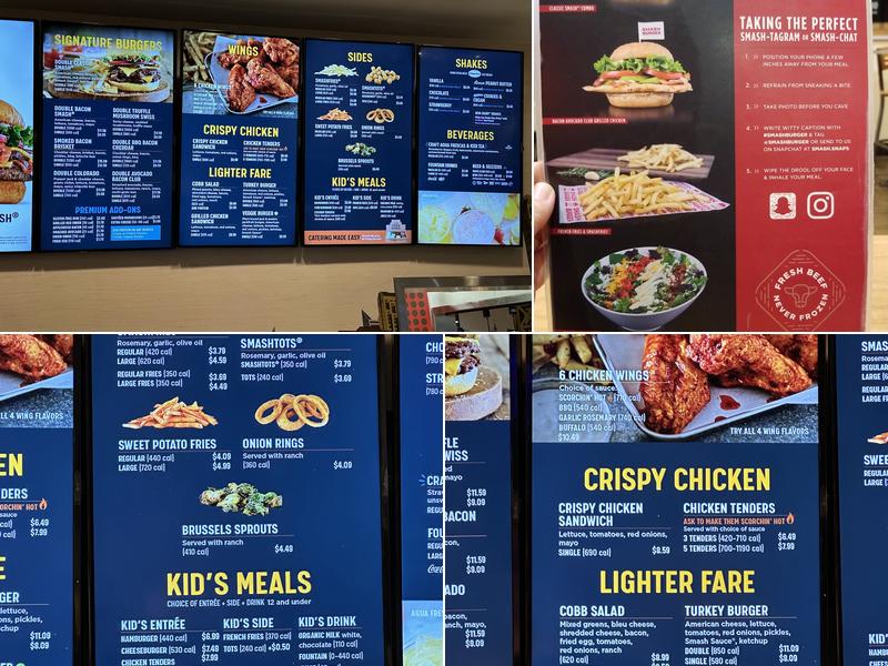 Smashburger Menu