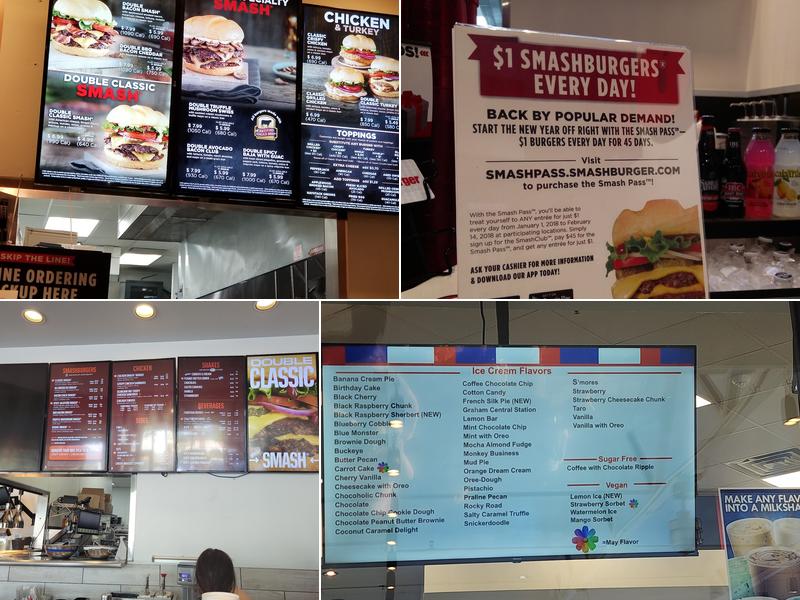 Smashburger Menu