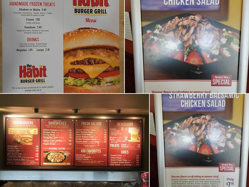 The Habit Burger Grill Menu
