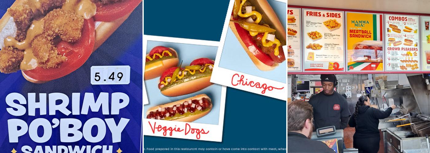 Wienerschnitzel Menu