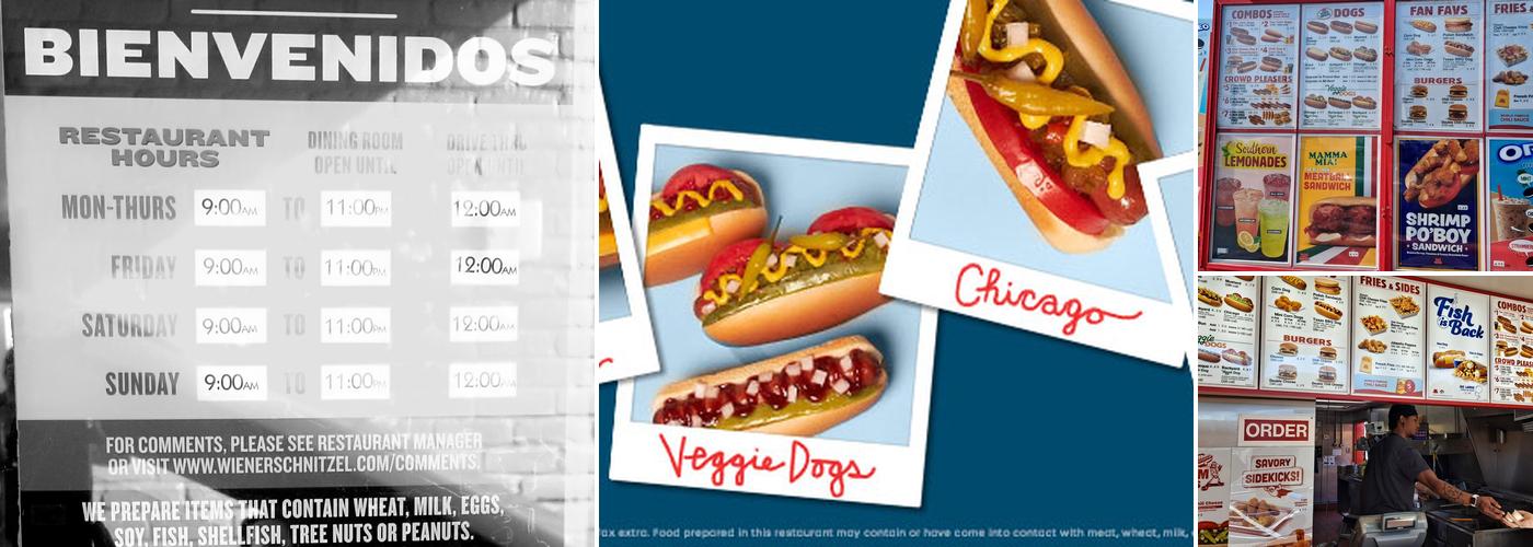 Wienerschnitzel Menu