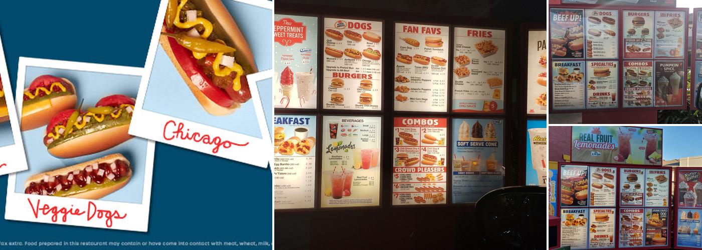 Wienerschnitzel Menu