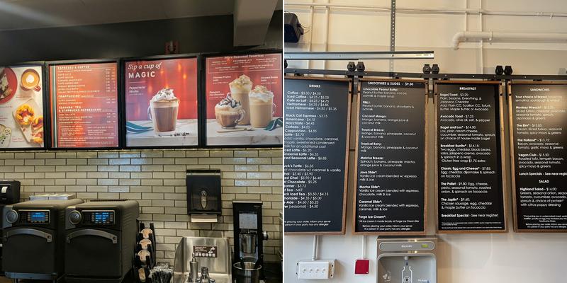 Starbucks Menu