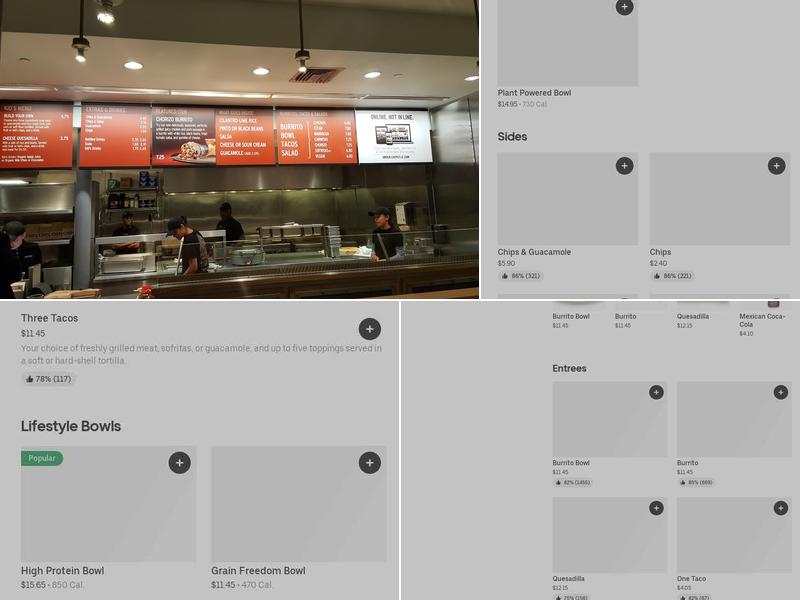 Chipotle Mexican Grill Menu
