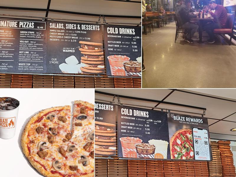 Blaze Pizza Menu