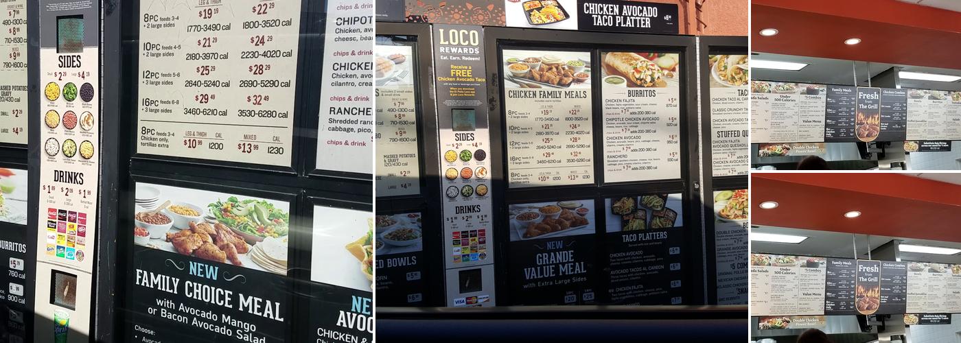 El Pollo Loco Menu