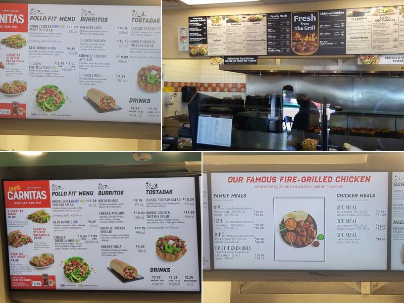 El Pollo Loco Menu