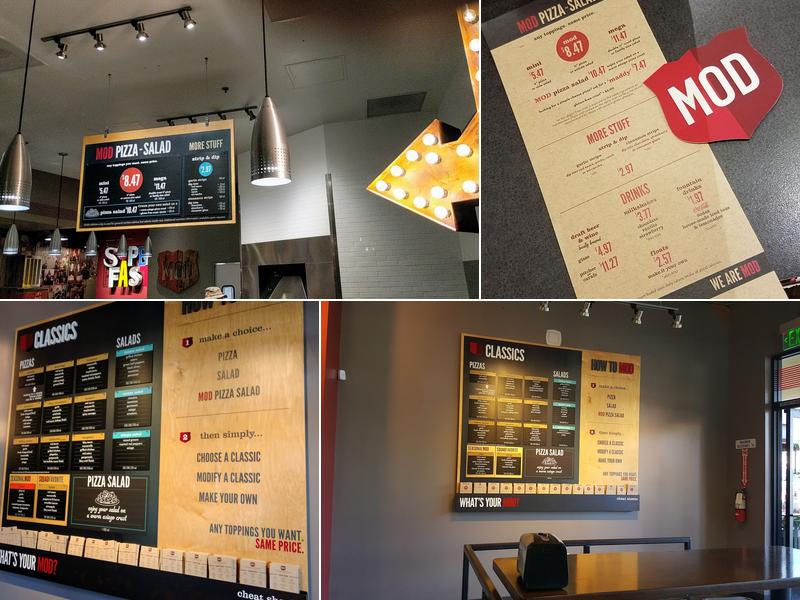 MOD Pizza Menu