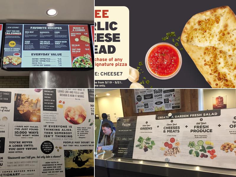 Pieology Pizzeria Spectrum, Irvine, CA Menu