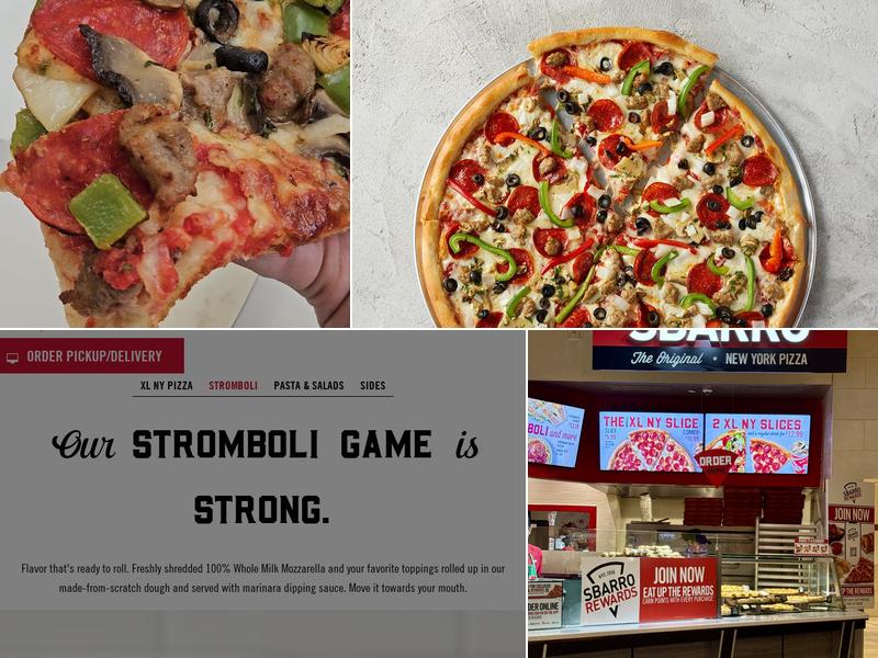 Sbarro Menu