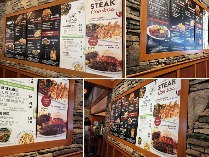 Sizzler Menu