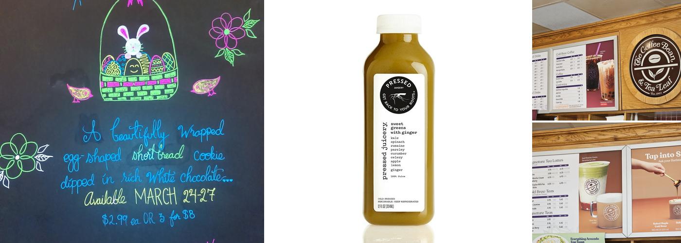 The Coffee Bean & Tea Leaf Menu