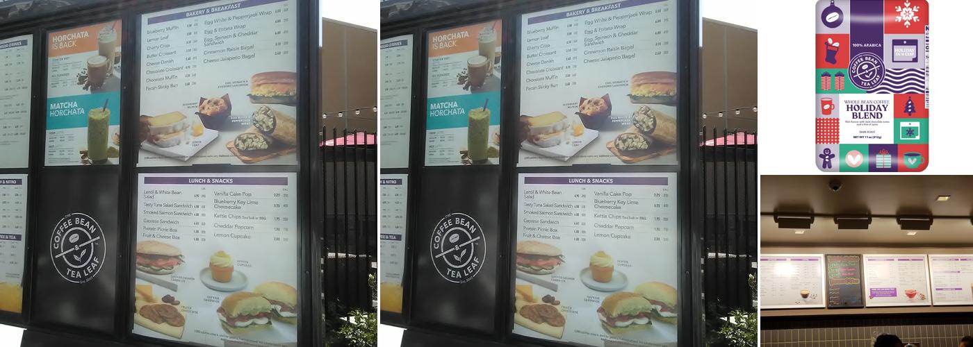 The Coffee Bean & Tea Leaf Menu