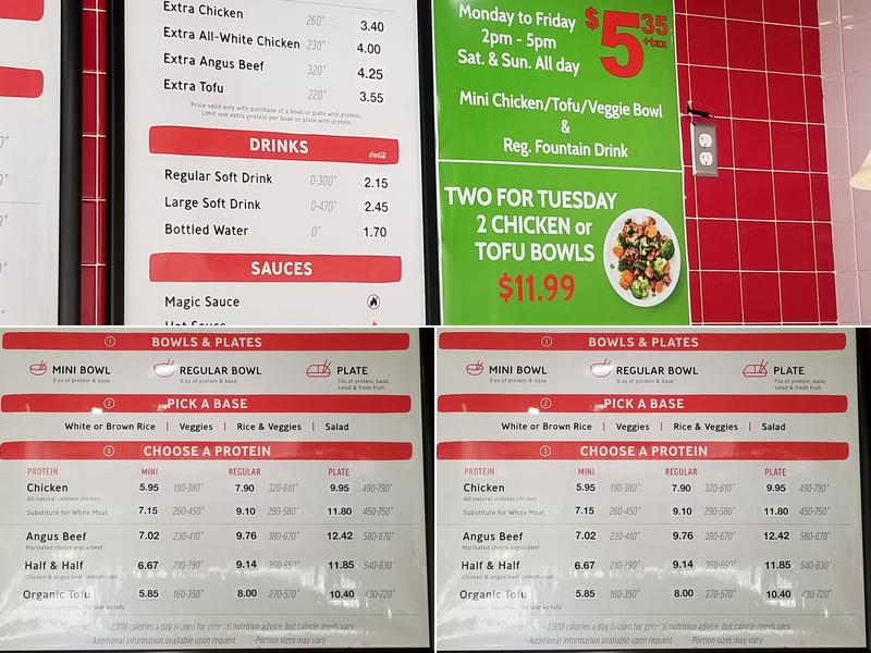 Flame Broiler Menu