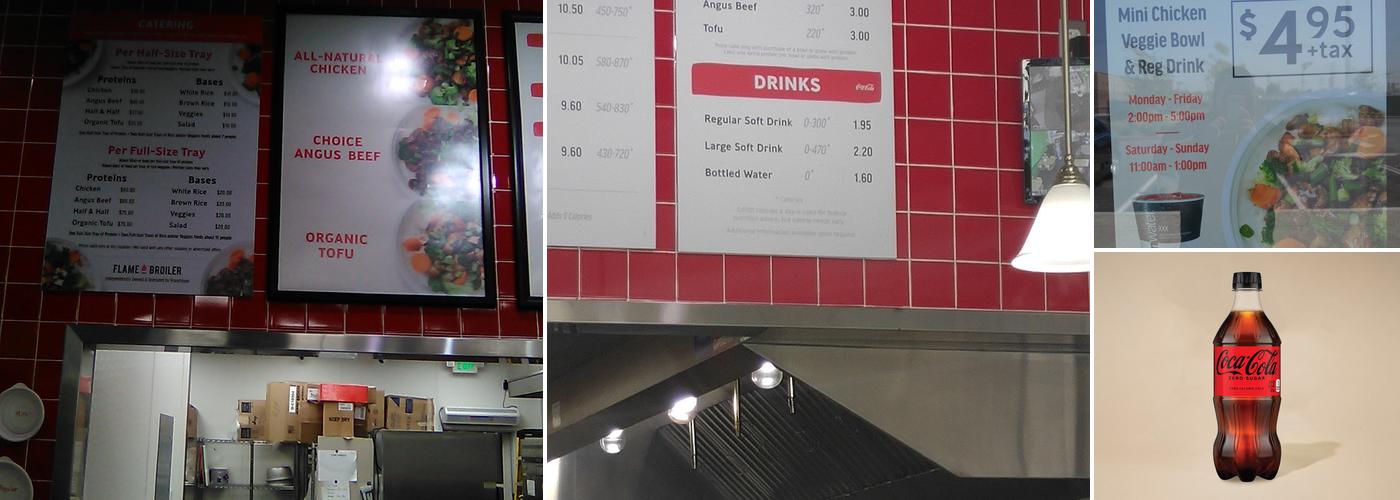 Flame Broiler Menu