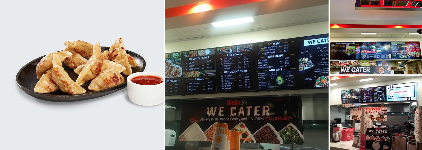 WaBa Grill Menu