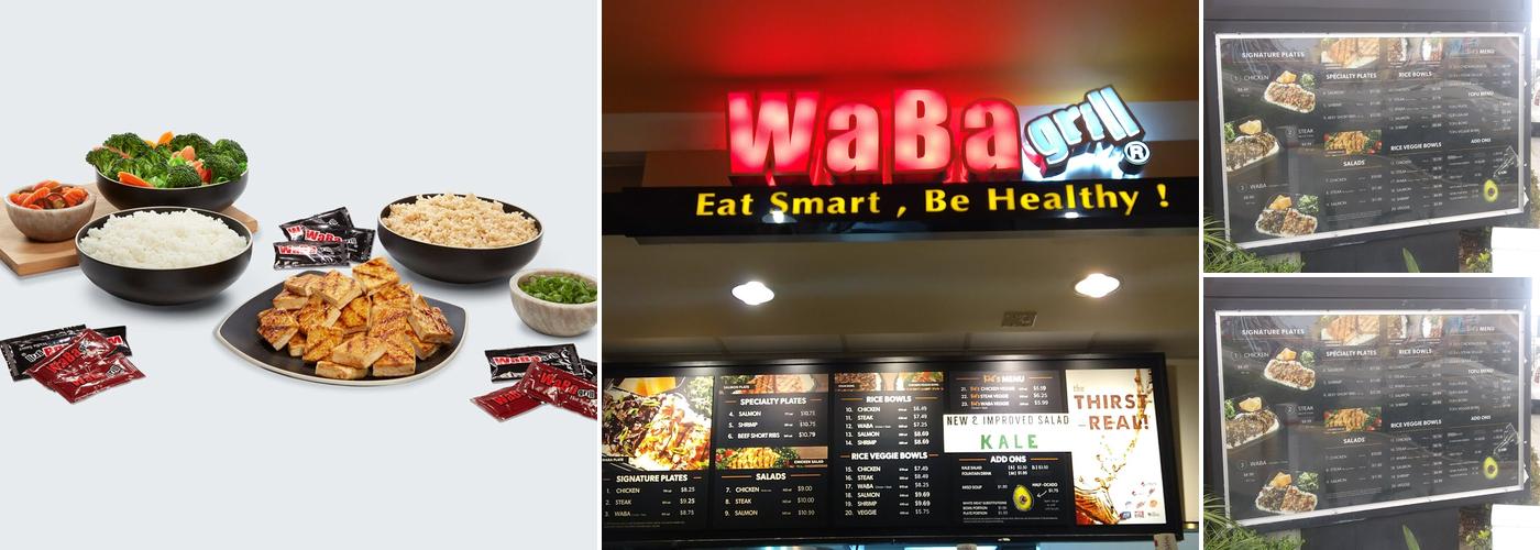 WaBa Grill Menu