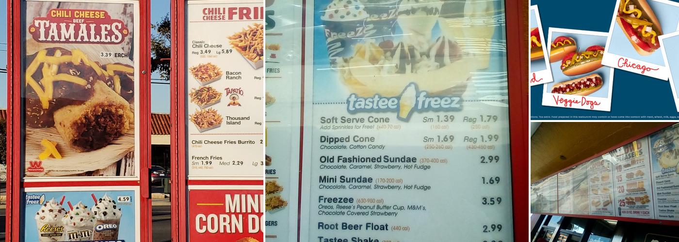 Wienerschnitzel Menu