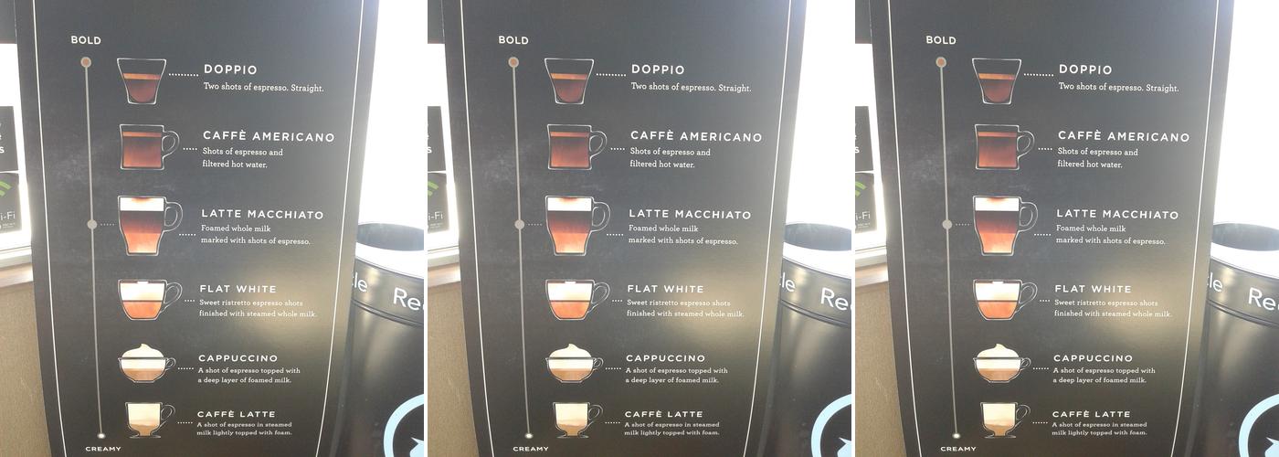 Starbucks Menu