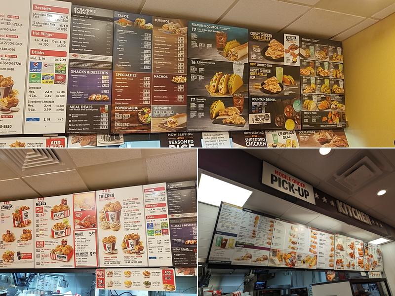 KFC Menu