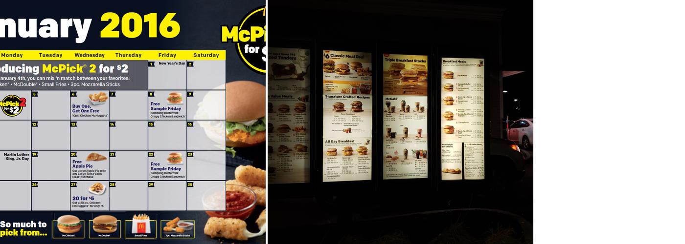 McDonald's Menu