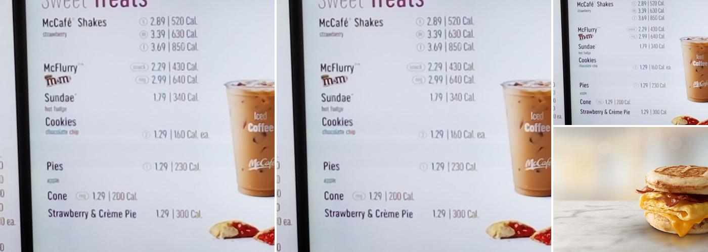 McDonald's Menu