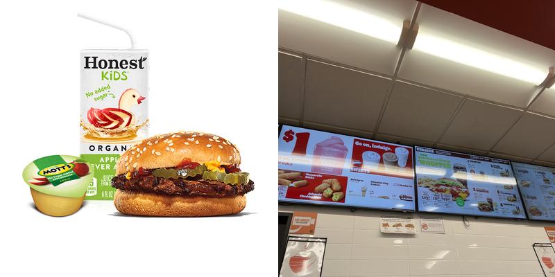 Burger King Menu