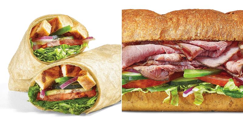 Subway Menu