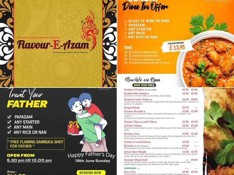 Flavour-E-Azam Menu
