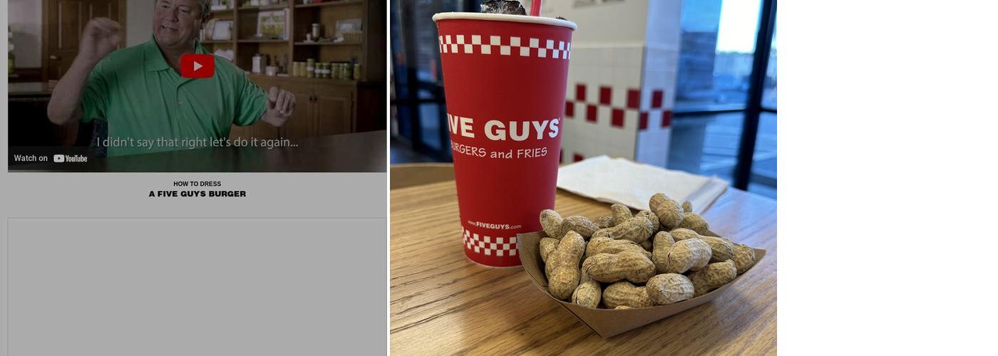 Five Guys Menu