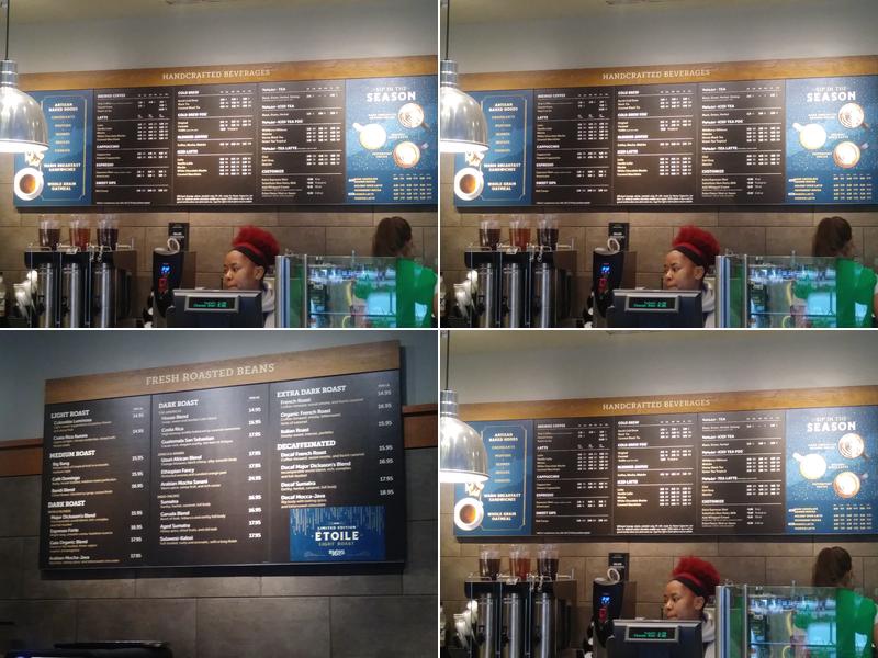 Peet's Coffee Menu