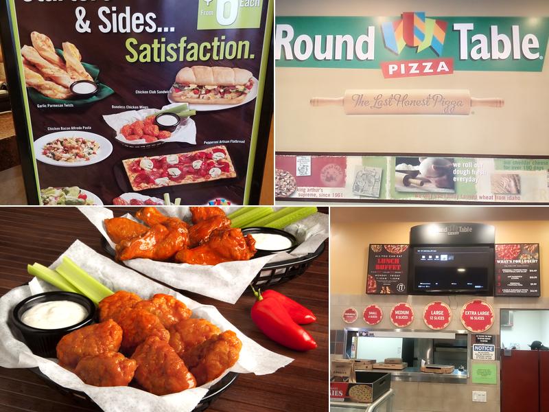 Round Table Pizza Menu