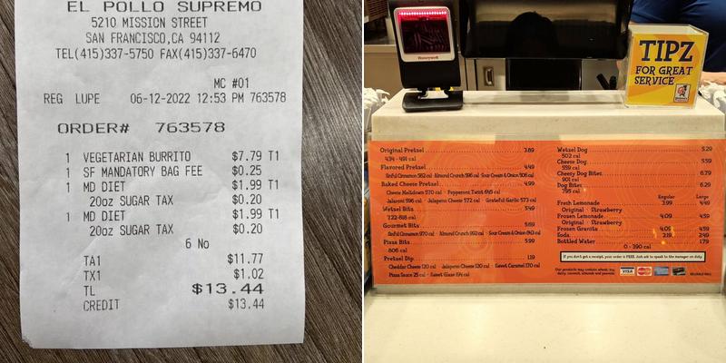 Wetzel's Pretzels Menu