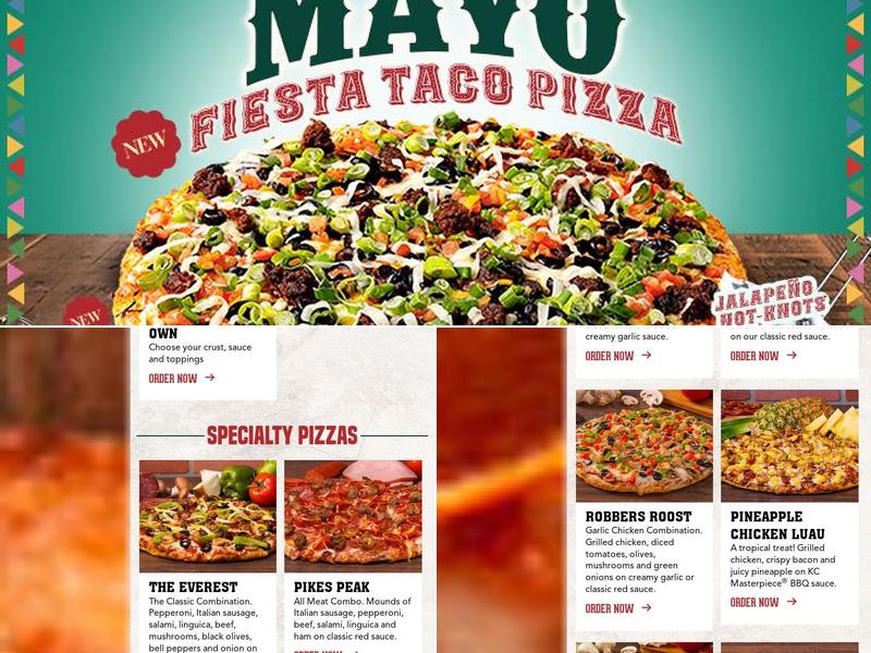 Mountain Mike's Pizza Menu