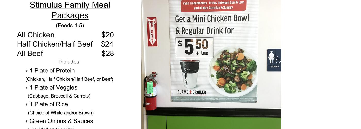 Flame & skewers Menu