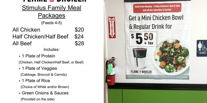 Flame & skewers Menu