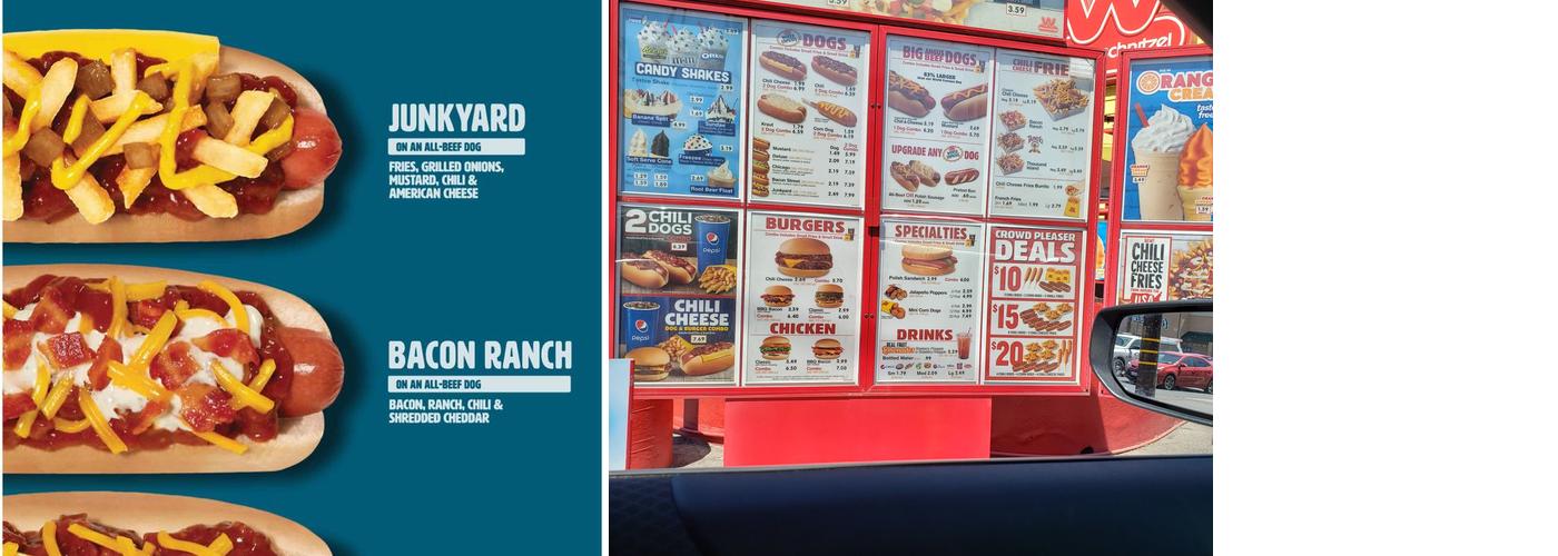 Wienerschnitzel Menu