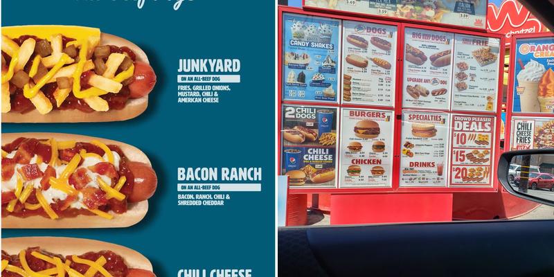 Wienerschnitzel Menu