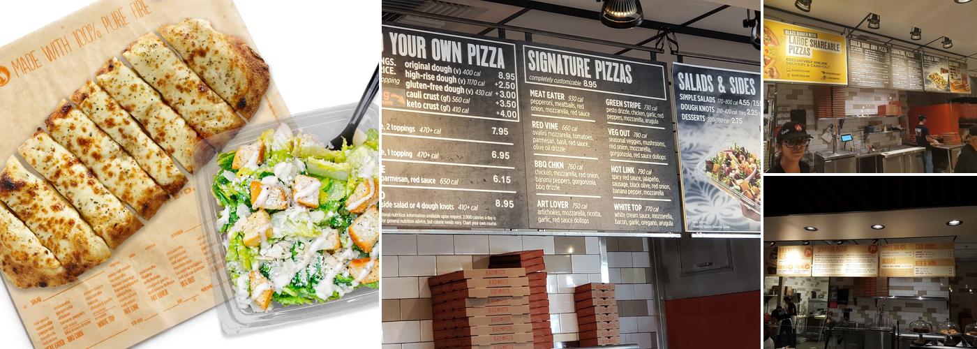 Blaze Pizza Menu
