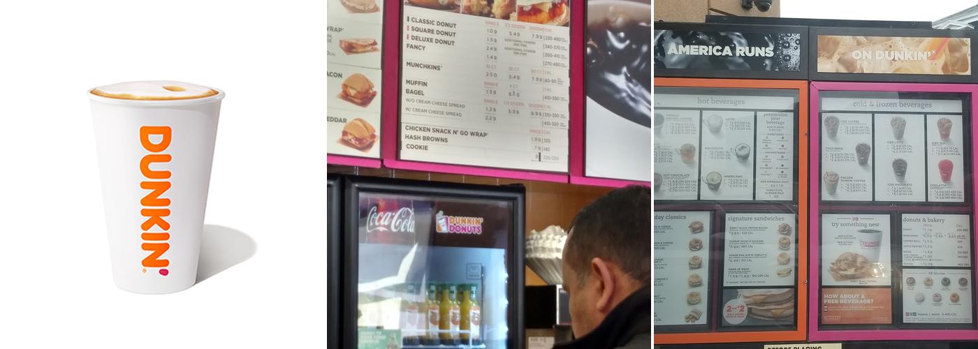 Dunkin' Menu