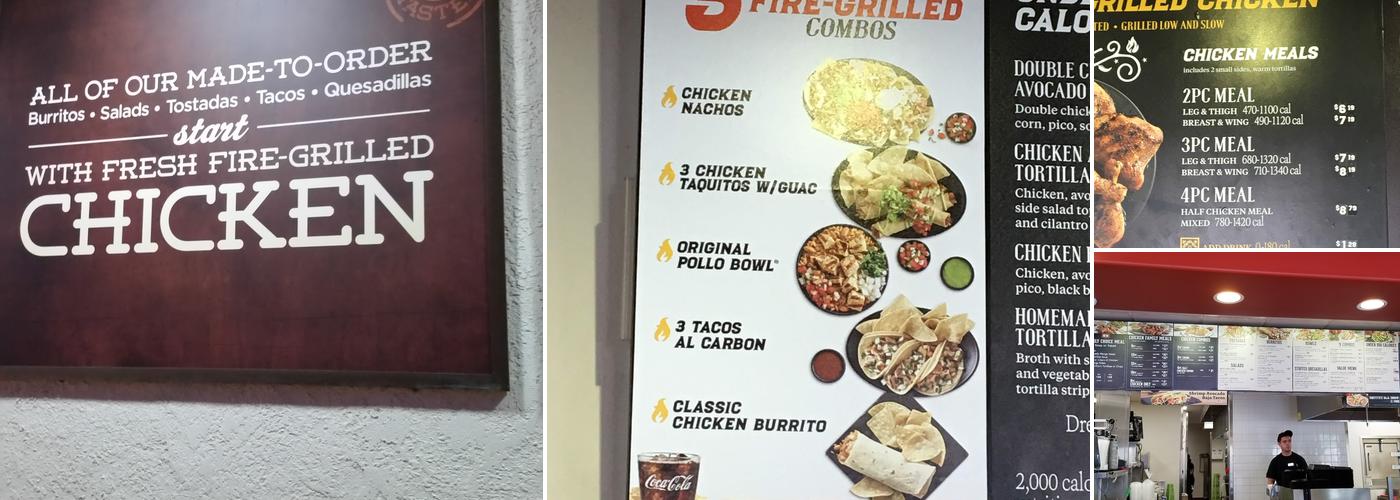 El Pollo Loco Menu