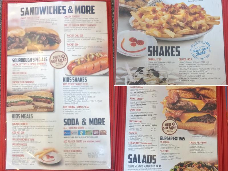 Johnny Rockets Menu