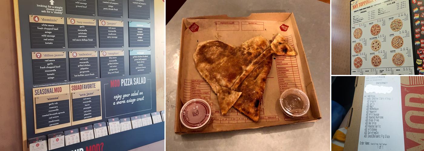 MOD Pizza Menu