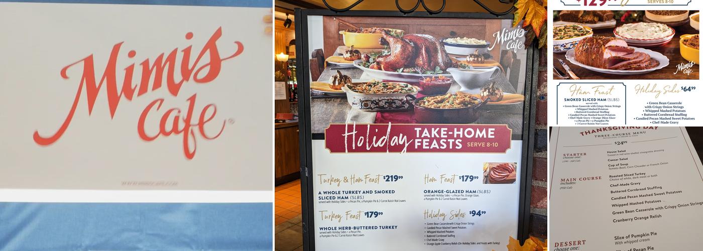Mimi's Cafe Menu